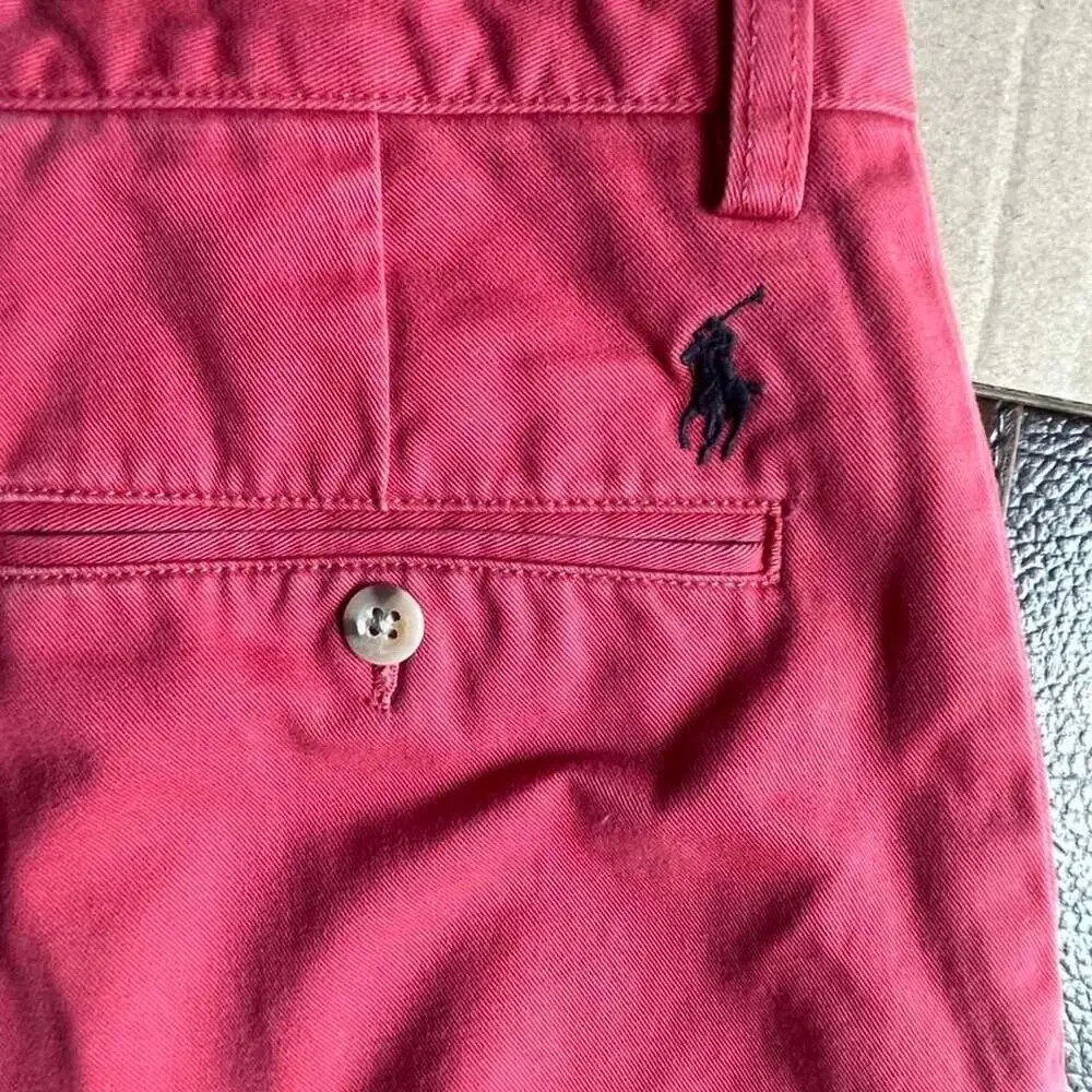 Polo Ralph Lauren Shorts Men’s 30 Hot Pink Red 10” Chino